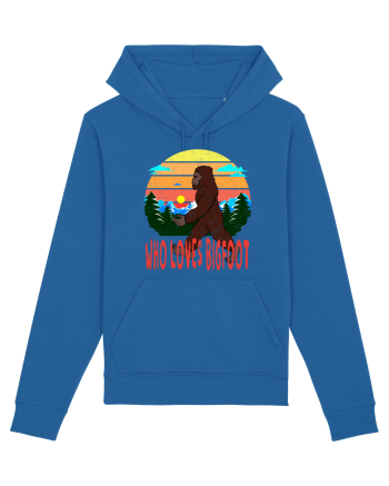 Who Loves Bigfoot Royal Blue