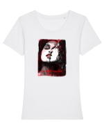 BEAUTIFUL WOMAN T-Shirt Tricou mânecă scurtă guler larg fitted Damă Expresser
