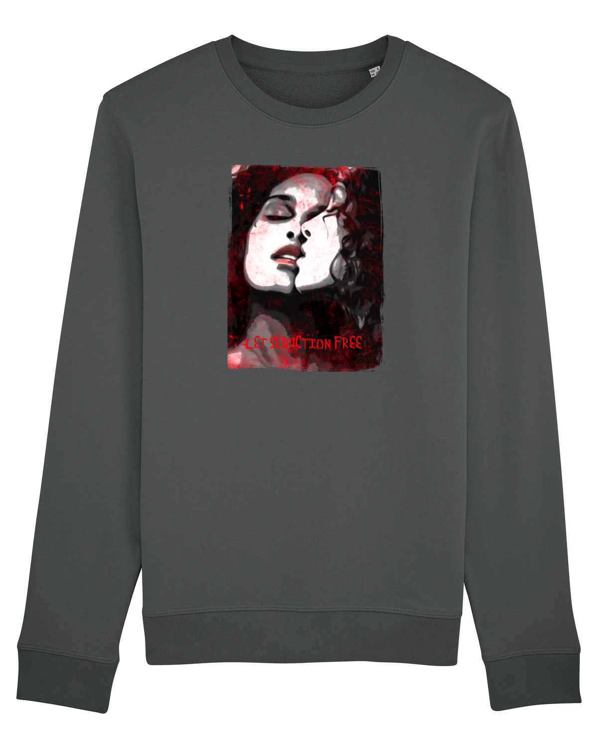 Bluză mânecă lungă Unisex Rise Anthracite