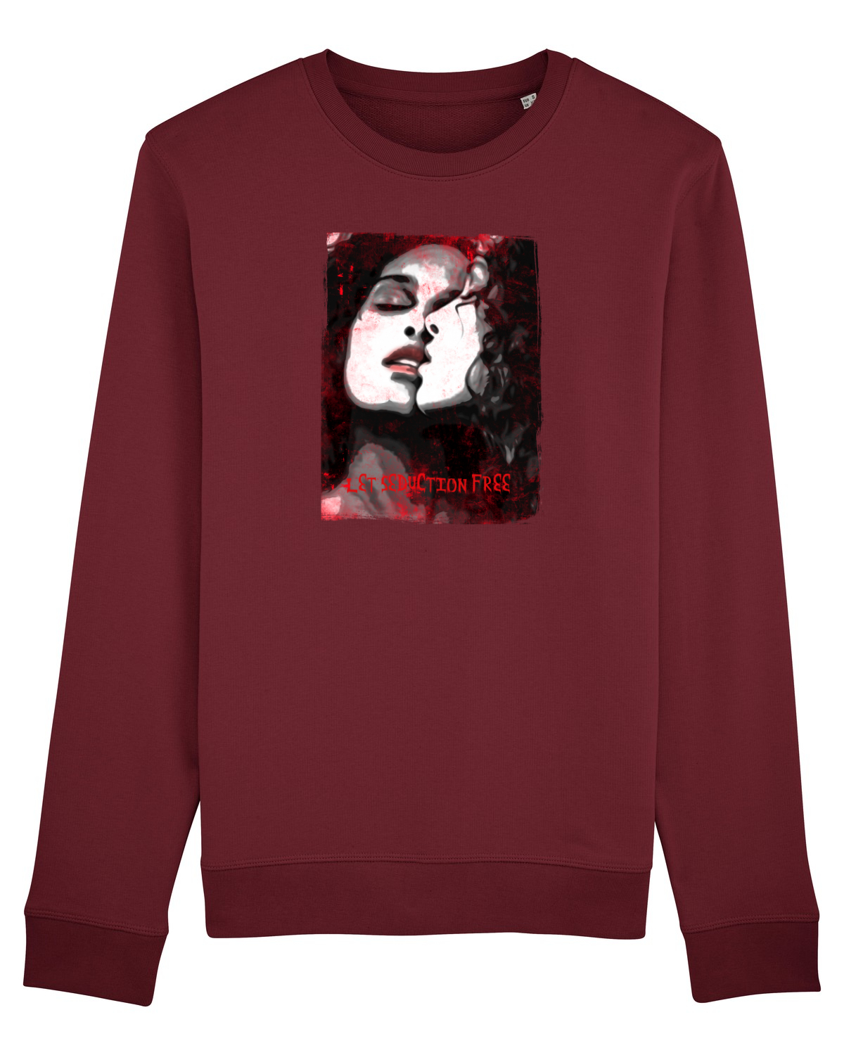 Bluză mânecă lungă Unisex Rise Burgundy