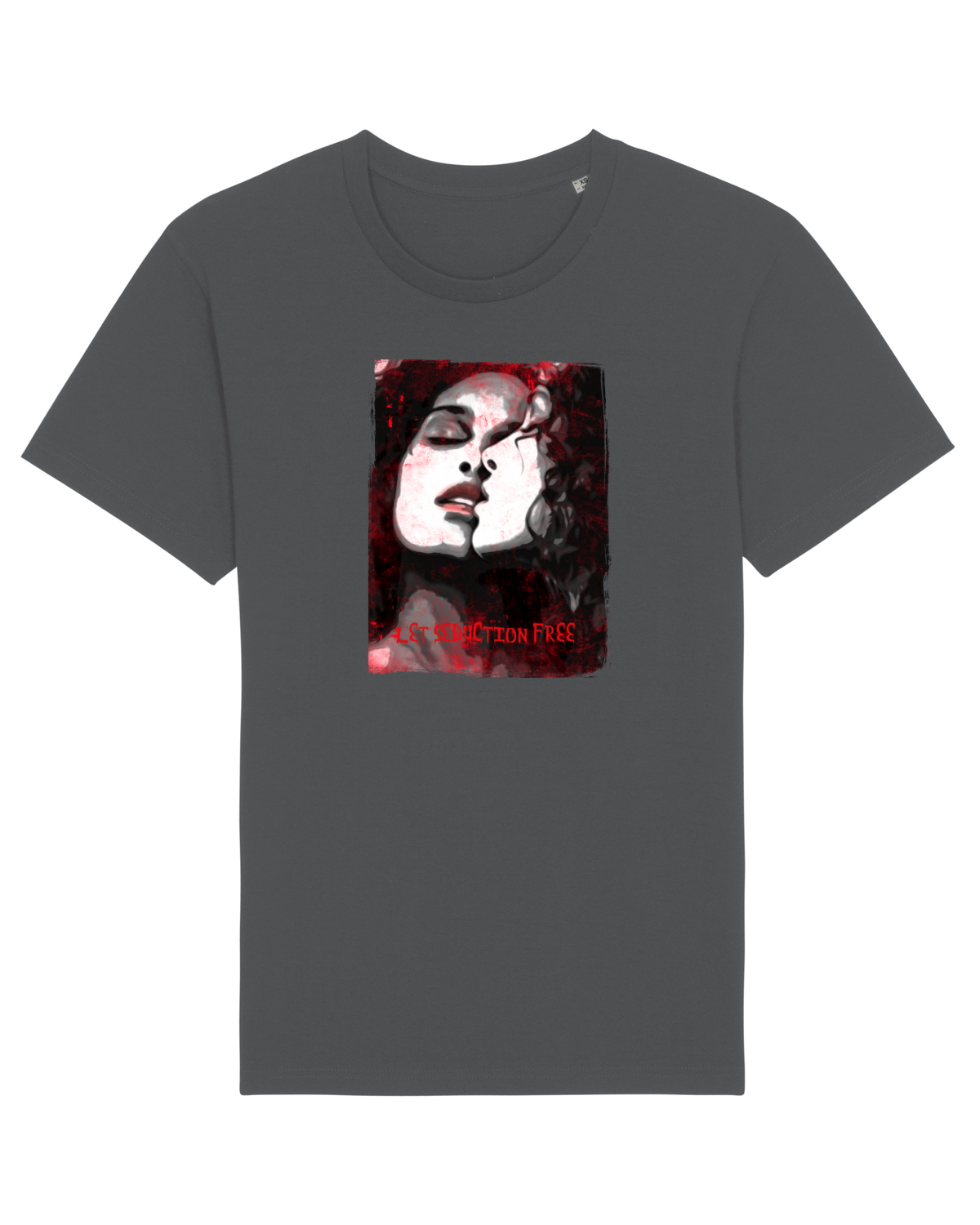 Tricou mânecă scurtă Unisex Rocker Anthracite