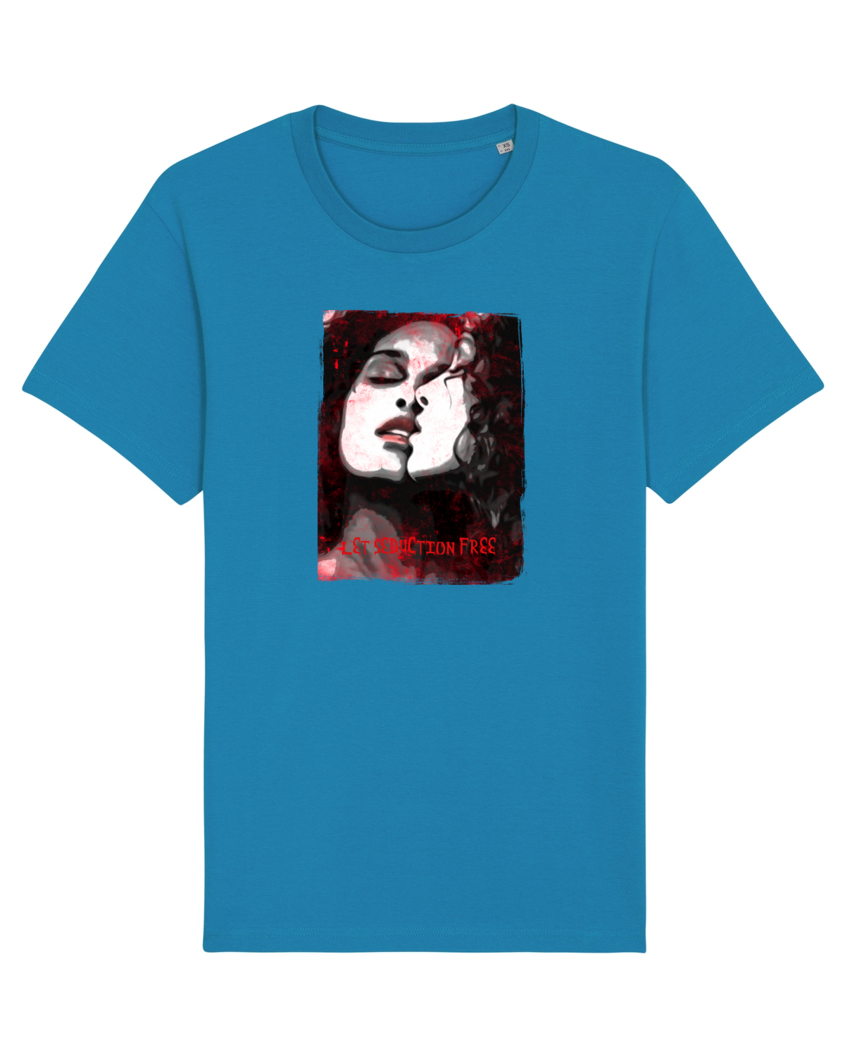 Tricou mânecă scurtă Unisex Rocker Azur