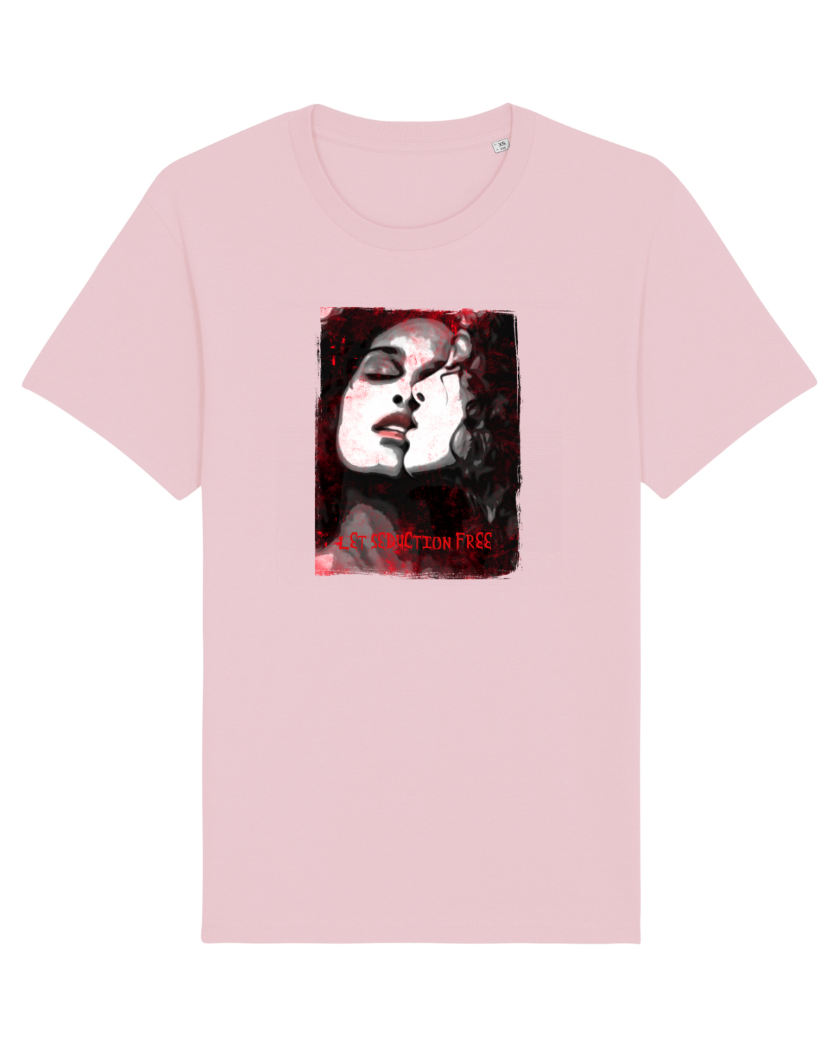 Tricou mânecă scurtă Unisex Rocker Cotton Pink