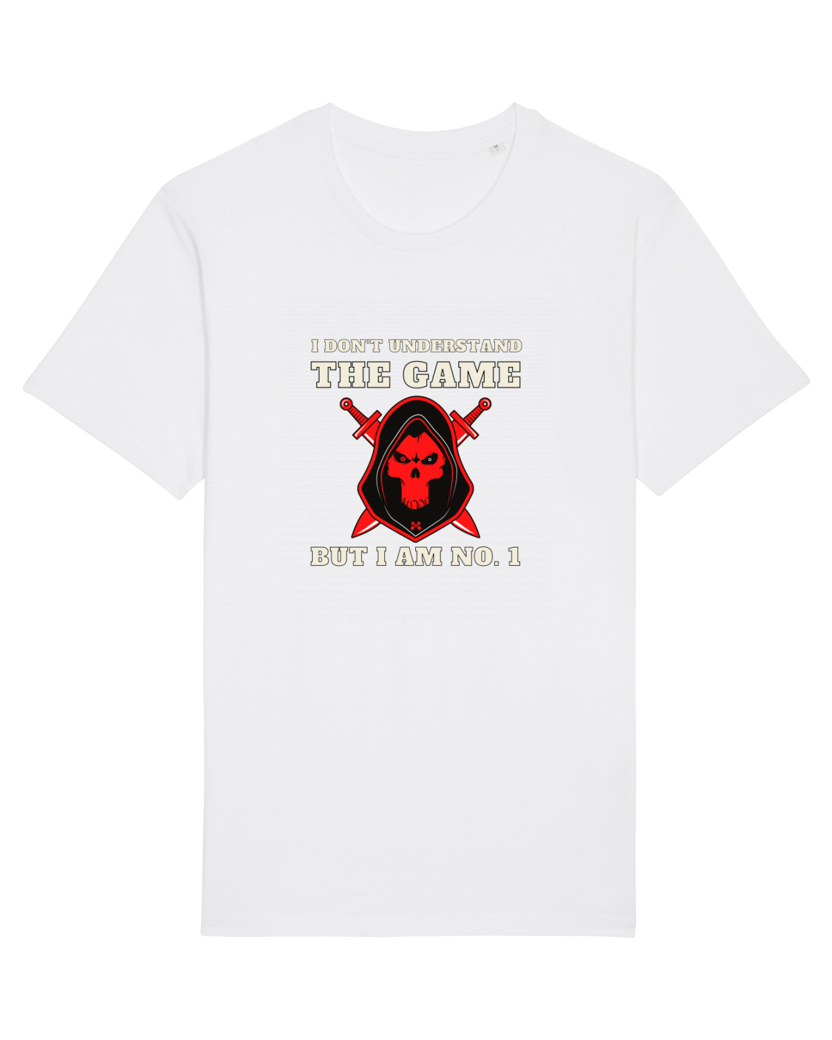 Tricou mânecă scurtă Unisex Rocker White