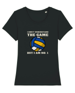 Nu Ințeleg Jocul, Dar Eu Sunt No.1, Volei Tricou mânecă scurtă guler larg fitted Damă Expresser