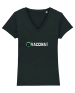 Vaccinat Tricou mânecă scurtă guler V Damă Evoker