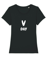 Ziua vaccinării, Vaccinat  Tricou mânecă scurtă guler larg fitted Damă Expresser