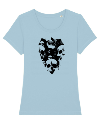 Skull Shield Sky Blue
