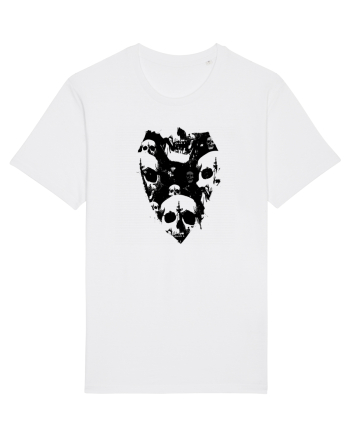 Skull Shield White