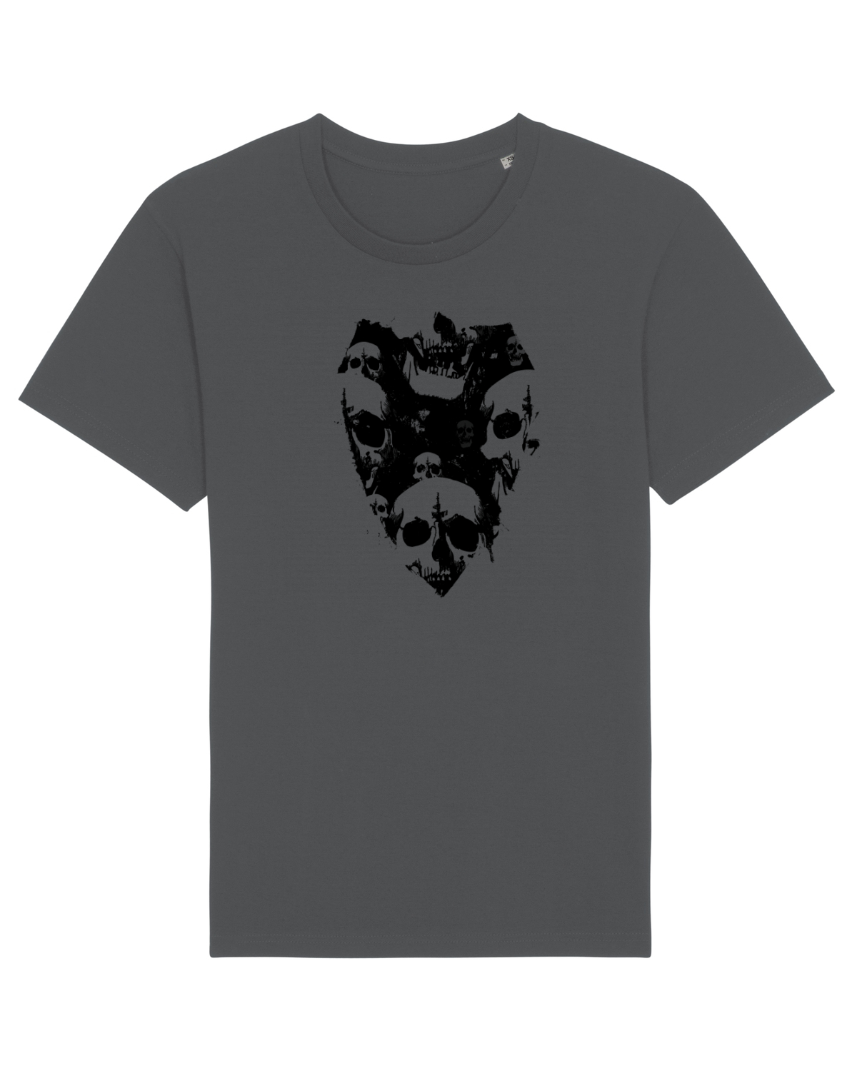 Tricou mânecă scurtă Unisex Rocker Anthracite
