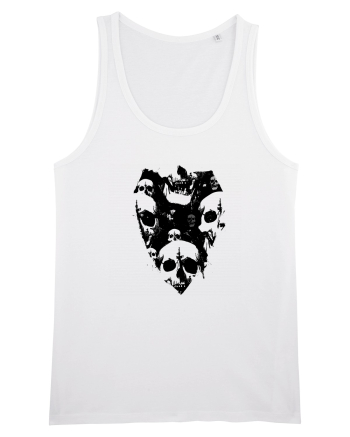 Skull Shield White