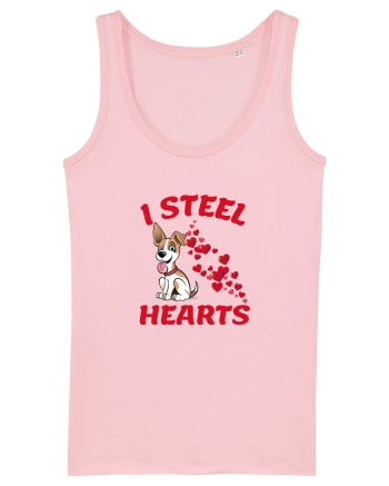 „Eu Fur Inimi” Îndrăgostiți Cotton Pink