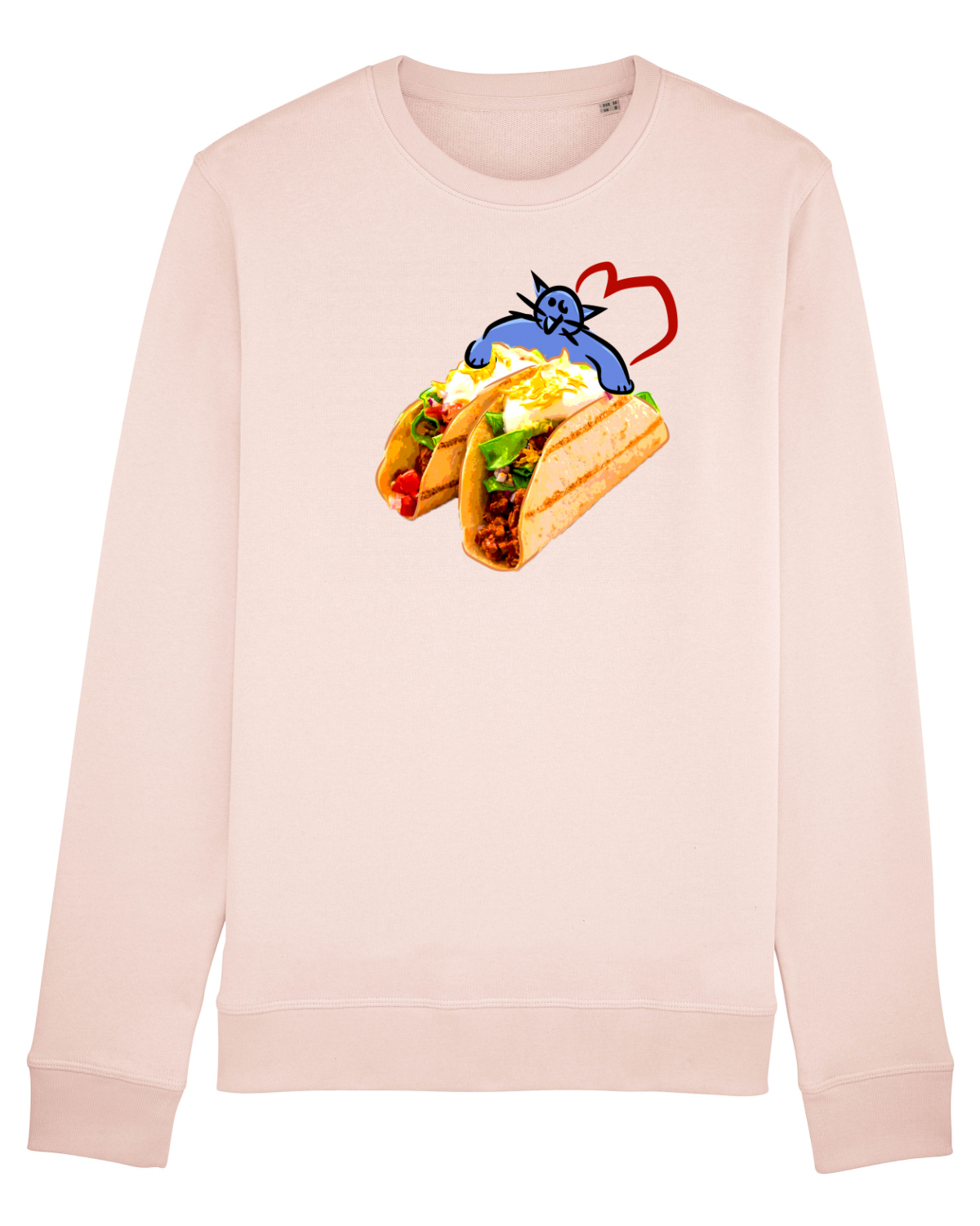 Bluză mânecă lungă Unisex Rise Candy Pink