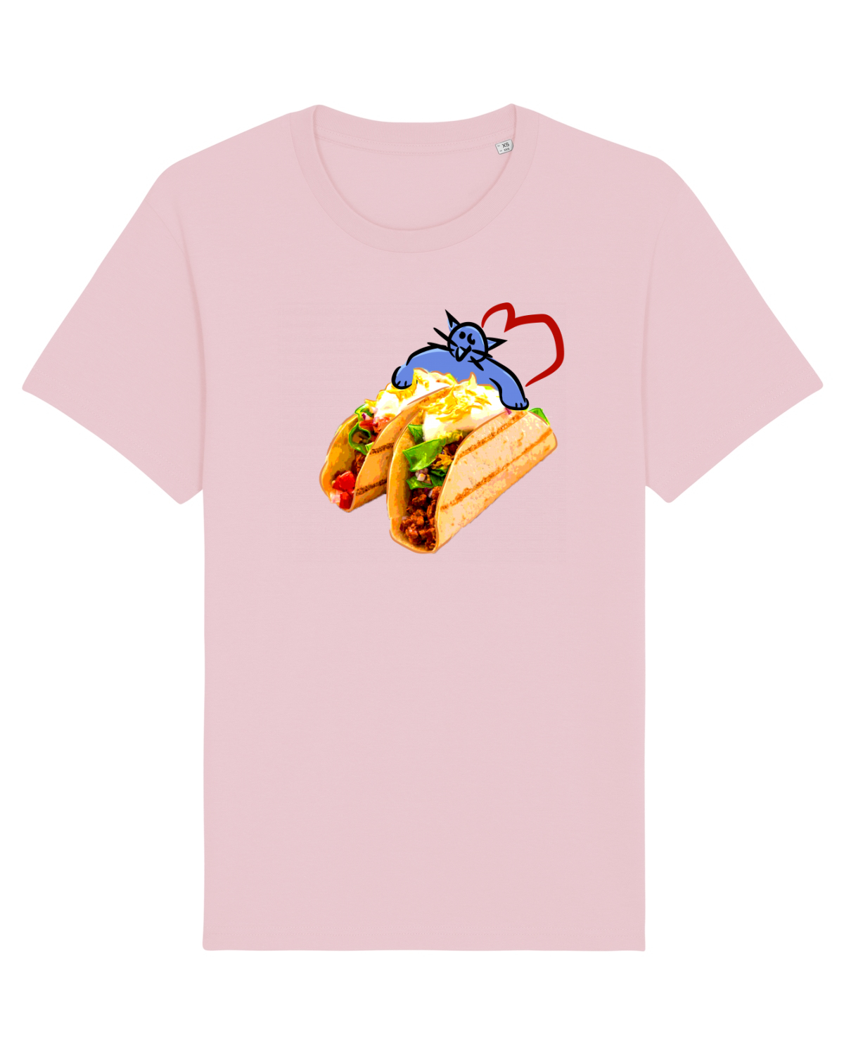 Tricou mânecă scurtă Unisex Rocker Cotton Pink