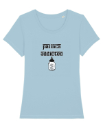palinca addicted Tricou mânecă scurtă guler larg fitted Damă Expresser