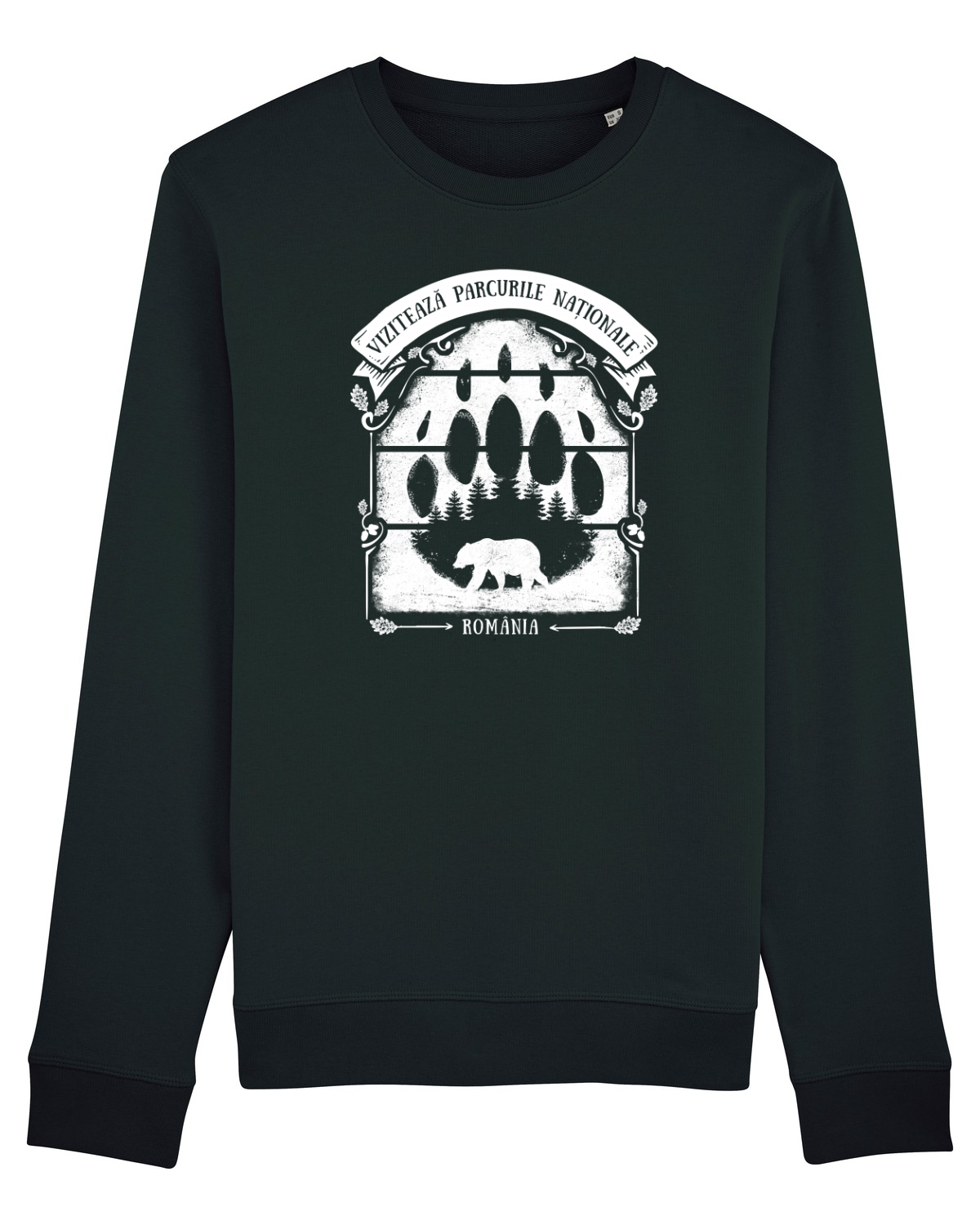 Bluză mânecă lungă Unisex Rise Black