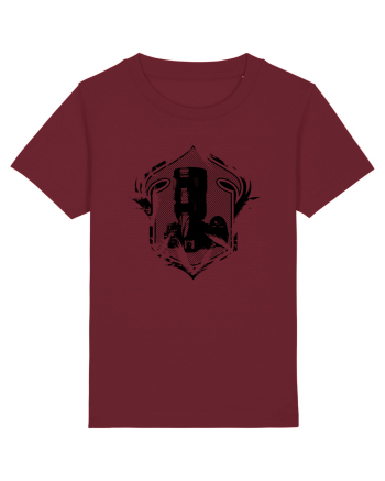 Camera Crest Burgundy