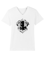Camera Crest Tricou mânecă scurtă guler V Bărbat Presenter