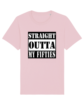 Straight Outta My Fifties Cotton Pink