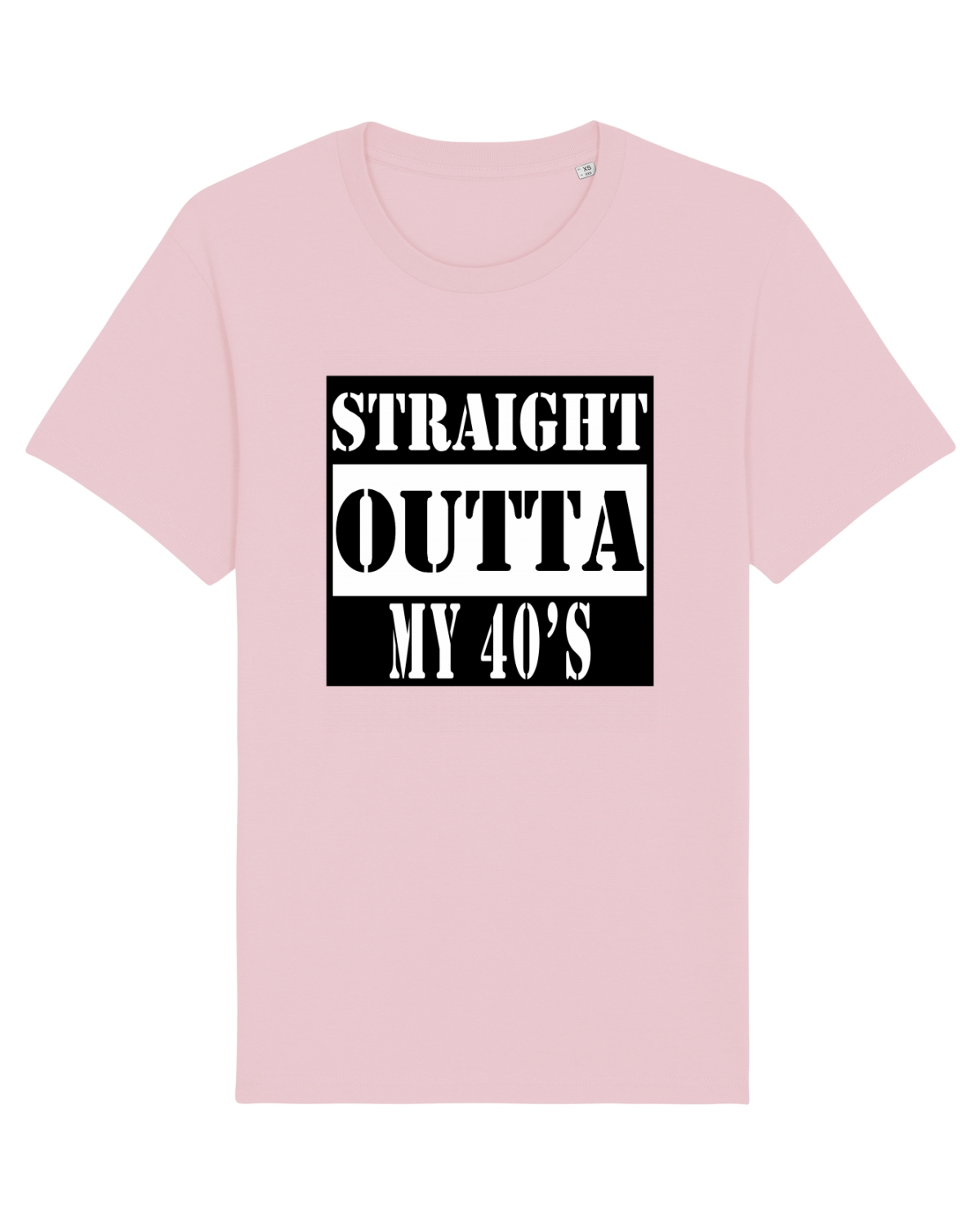 Tricou mânecă scurtă Unisex Rocker Cotton Pink