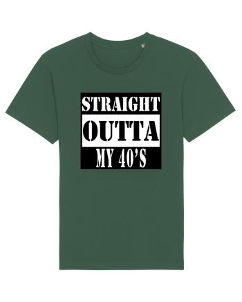 Straight Outta My 40s Bottle Green