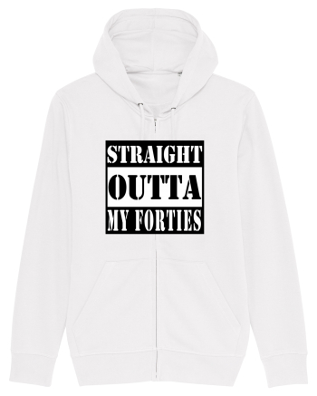 Straight Outta My Forties White