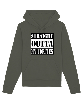 Straight Outta My Forties Khaki