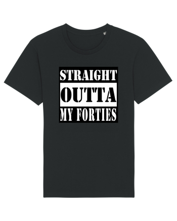 Straight Outta My Forties Black