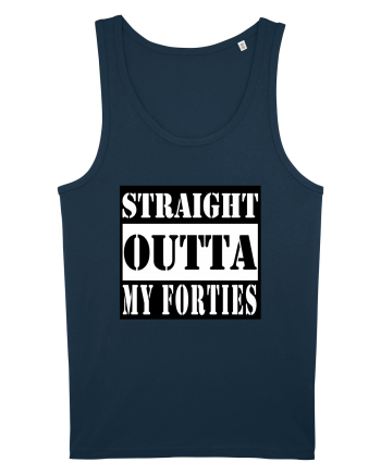 Straight Outta My Forties Navy