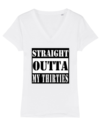 Straight Outta My Thirties White