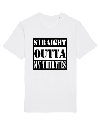 Straight Outta My Thirties White