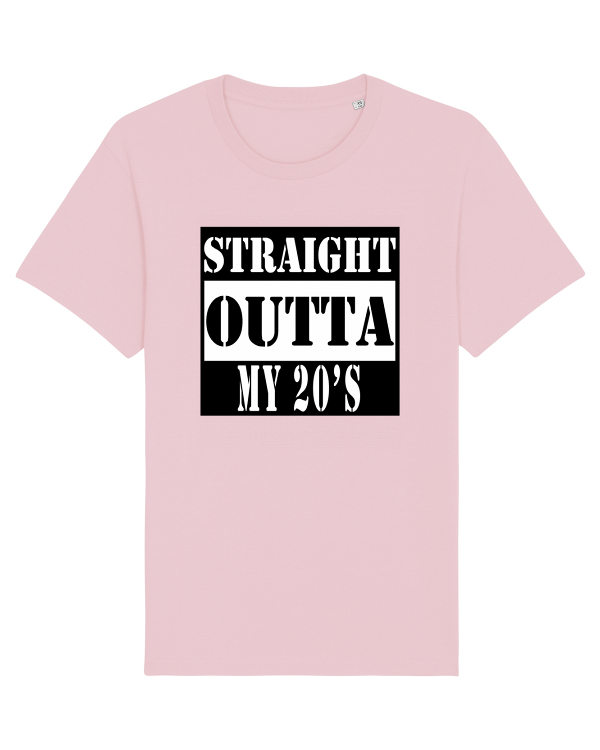 Tricou mânecă scurtă Unisex Rocker Cotton Pink