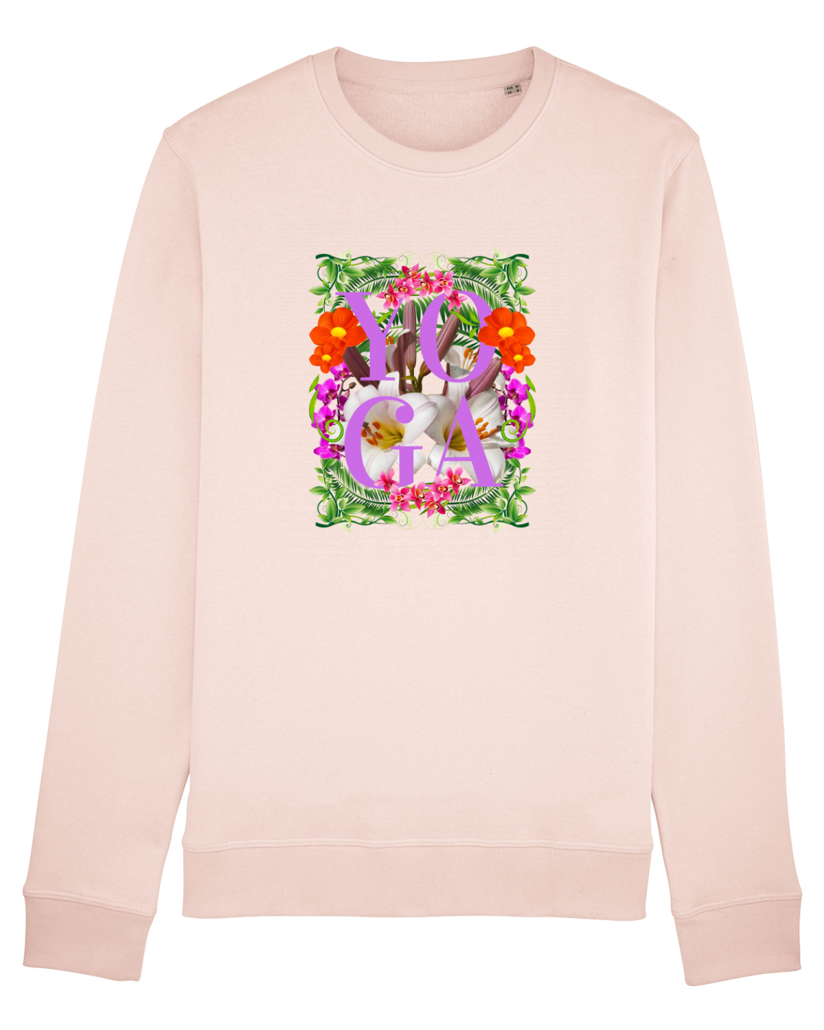 Bluză mânecă lungă Unisex Rise Candy Pink