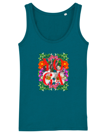 Yoga Este Sportul Meu Favorit Design Cu Flori Ocean Depth