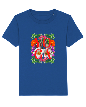 Yoga Este Sportul Meu Favorit Design Cu Flori Majorelle Blue