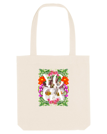 Yoga Este Sportul Meu Favorit Design Cu Flori Natural