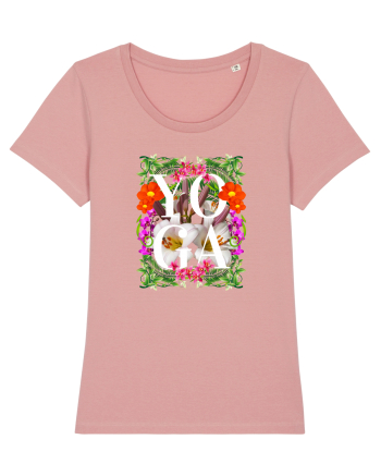 Yoga Este Sportul Meu Favorit Design Cu Flori Canyon Pink