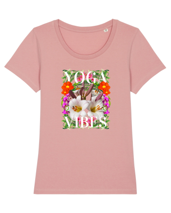 Yoga Vibratii Design Cu Flori Canyon Pink