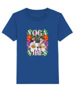 Yoga Vibratii Design Cu Flori Tricou mânecă scurtă  Copii Mini Creator