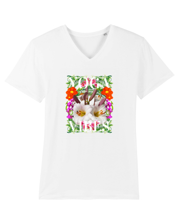 Yoga Vibratii Design Cu Flori White