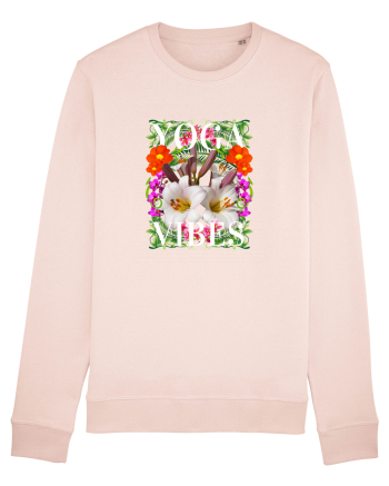 Yoga Vibratii Design Cu Flori Candy Pink