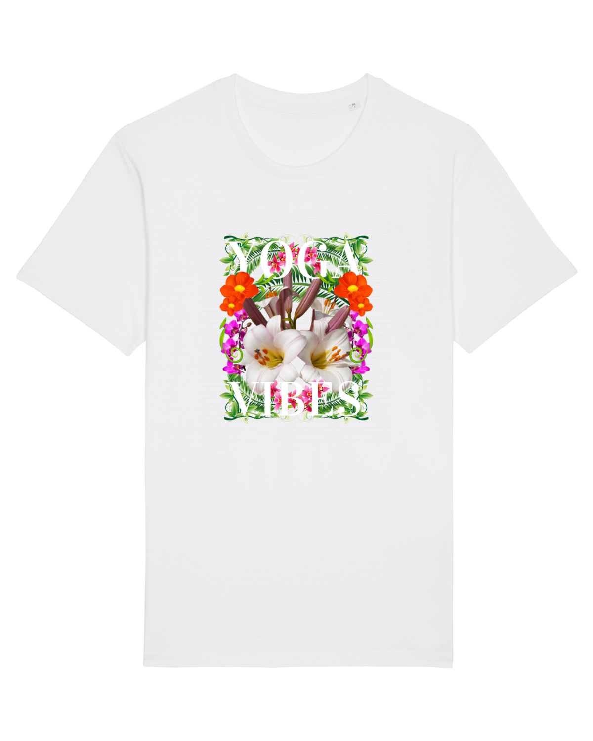 Tricou mânecă scurtă Unisex Rocker White