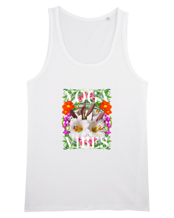 Yoga Vibratii Design Cu Flori White
