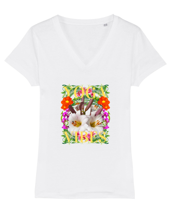 Yoga Vibratii Design Cu Flori White