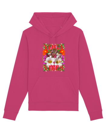 Yoga Vibratii Design Cu Flori Raspberry