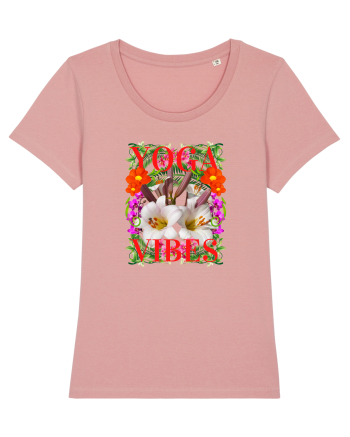 Yoga Vibratii Design Cu Flori Canyon Pink