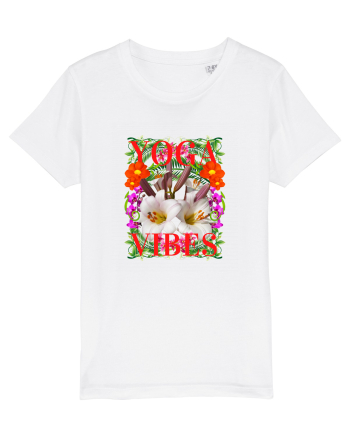 Yoga Vibratii Design Cu Flori White