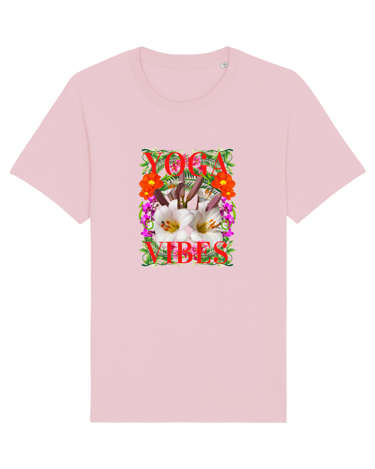 Tricou mânecă scurtă Unisex Rocker Cotton Pink