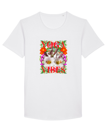 Yoga Vibratii Design Cu Flori White