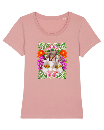 Yoga Vibratii Design Cu Flori Canyon Pink